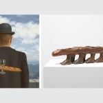 Rene Magritte's painting L'ami intime (1958) and Claude Lalanne's sculpture Pain Pieds (1971) are two of the works featured in the new show at Di Donna Galleries opening on October 8 in collaboration with the London-based gallery Ben Brown Fine Arts.