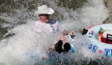 The cool, clear waters from Comal Springs flows, Tuesday, Aug. 16, 2011, in New Braunfels, Texas. (AP Photo/Eric Gay)