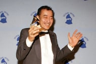 Flaco Jiménez at the 29th Annual Grammy Awards on Feb. 24, 1987, at the Shrine Auditorium in...