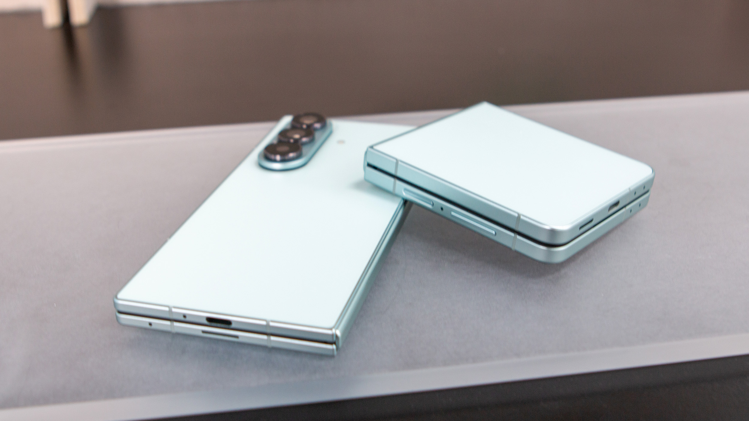 Samsung Galaxy Fold 7 and Flip 7 in Mint hands-on