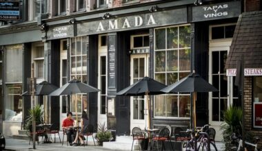 Amada, the first restaurant opened by Jose Garces, has a redesigned look