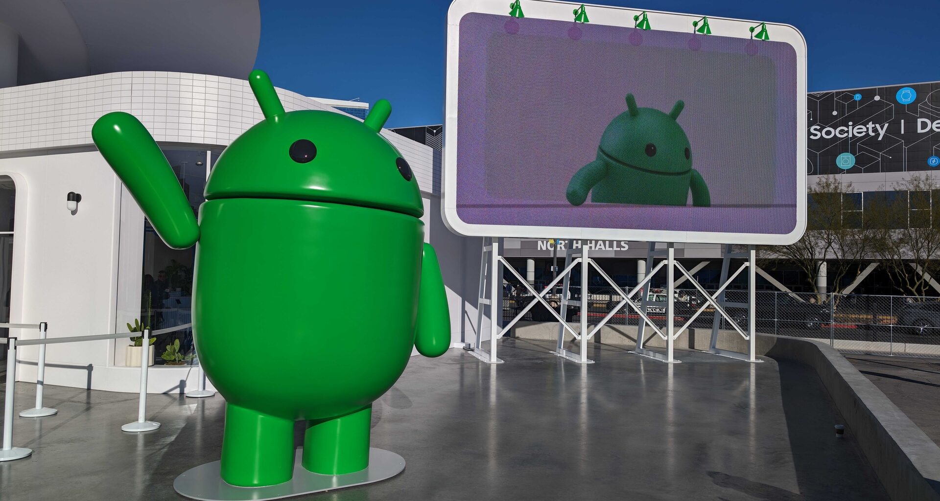 Android statue CES 2024