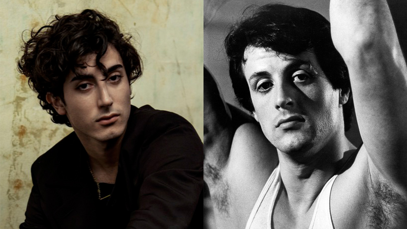 Antonio Ippolino and Sylvester Stallone in Rocky