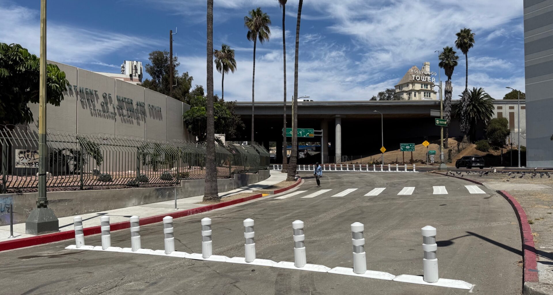 L.A. City Closes Huge Slip Lane in Hollywood