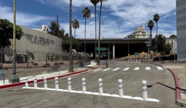 L.A. City Closes Huge Slip Lane in Hollywood