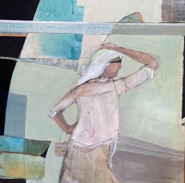 "Away" by Point Loma artist Jean Silva won first place in the San Diego Watercolor Society's August members gallery exhibition. (San Diego Watercolor Society)