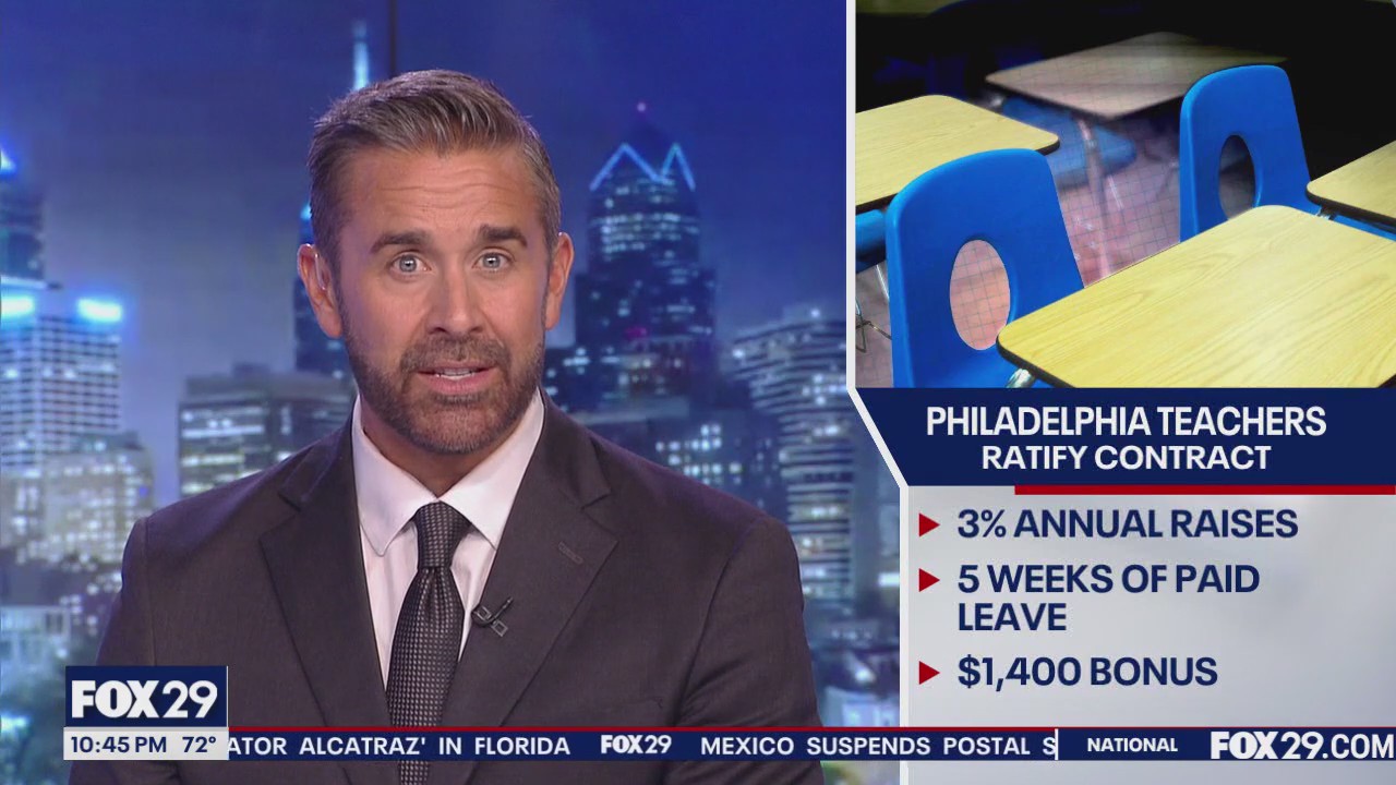 Philly teachers' union ratifies new contract