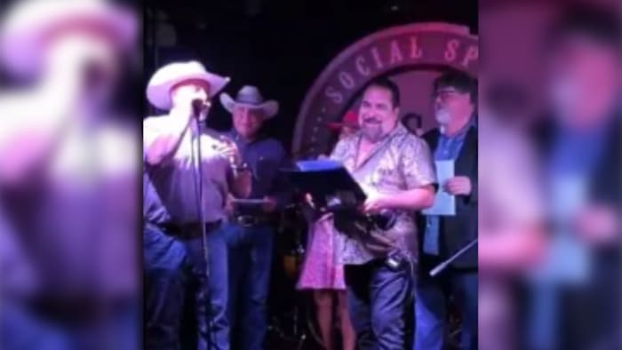 Ram Herrera honored at the Alamo, Social Spot for 45 years of music