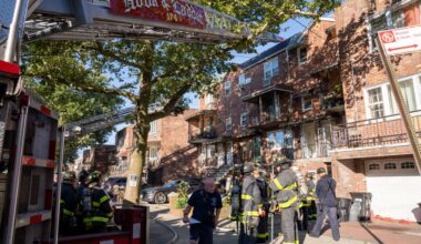 One person is clinging to life following a Brooklyn basement fire Saturday morning