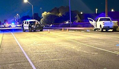 Scene of crash where Buckeye teen allegedly ran over man who allegedly shot at him...
