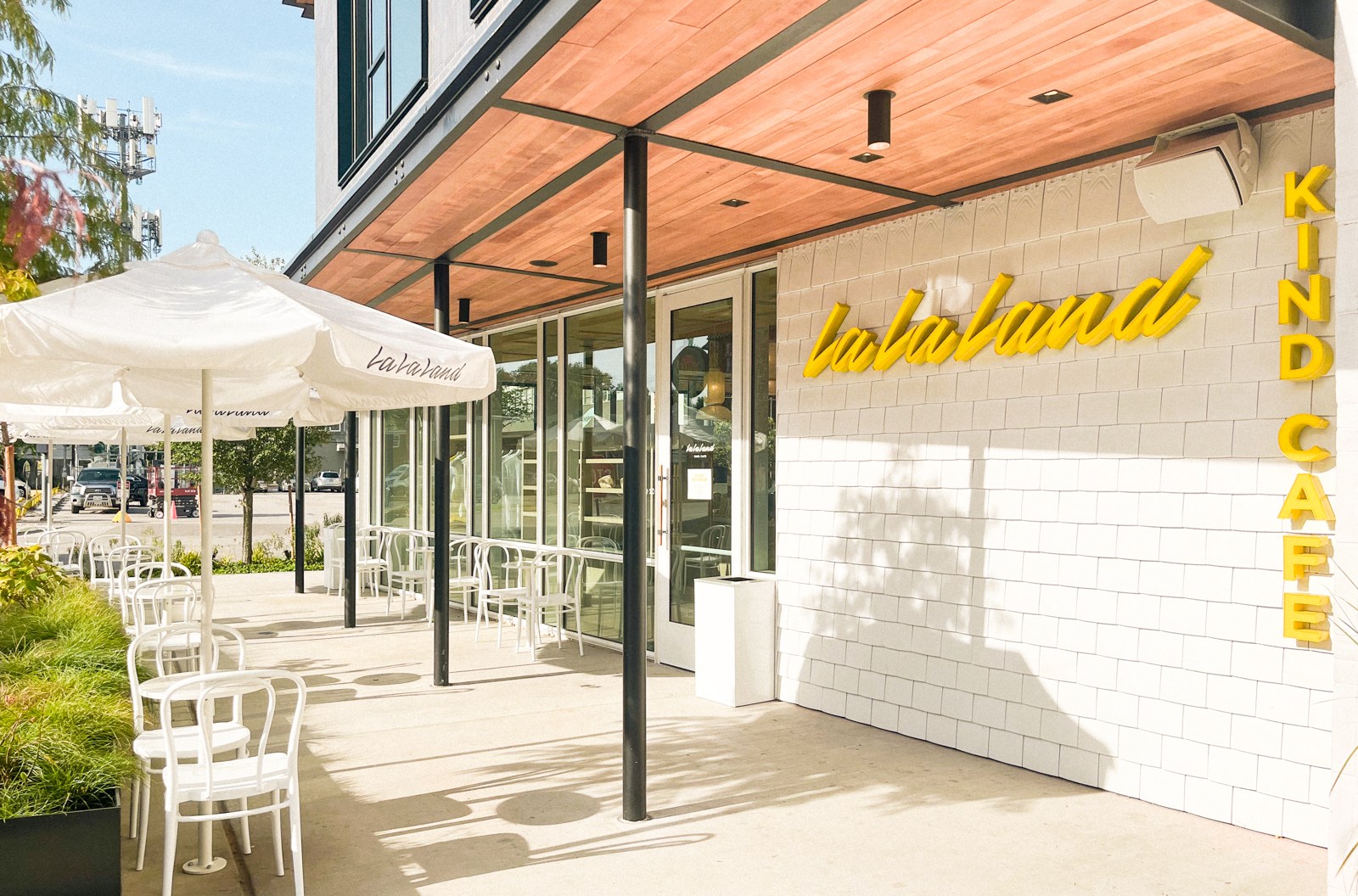 The exterior of La La Land Kind Cafe in Montrose.