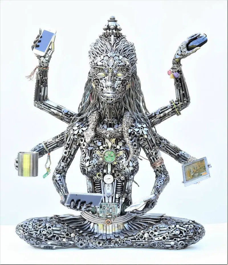 Sculpture of Shiva by Brian Mock