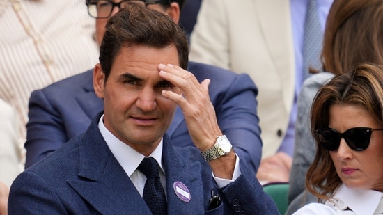 Tennis legend Roger Federer will take part in “Roger & Friends” celebrity doubles event at Shanghai Masters 2025.(AP)