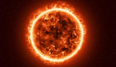 Burning Star Sun Space Illustration