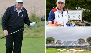 Trump announces he'll attend Ryder Cup in New York -- as he weighs in on US lineup