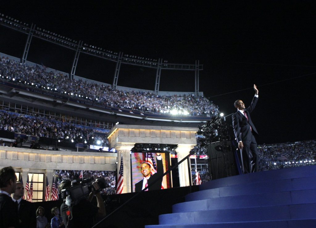 Illinois Sen. Barack Obama accepts Democratic nomination for president