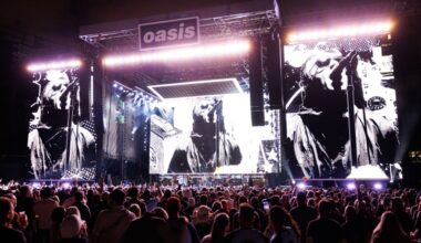 Oasis performs at Chicago's Soldier Field