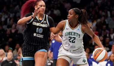 Chicago Sky beat New York Liberty 91-85 to snap 5-game skid