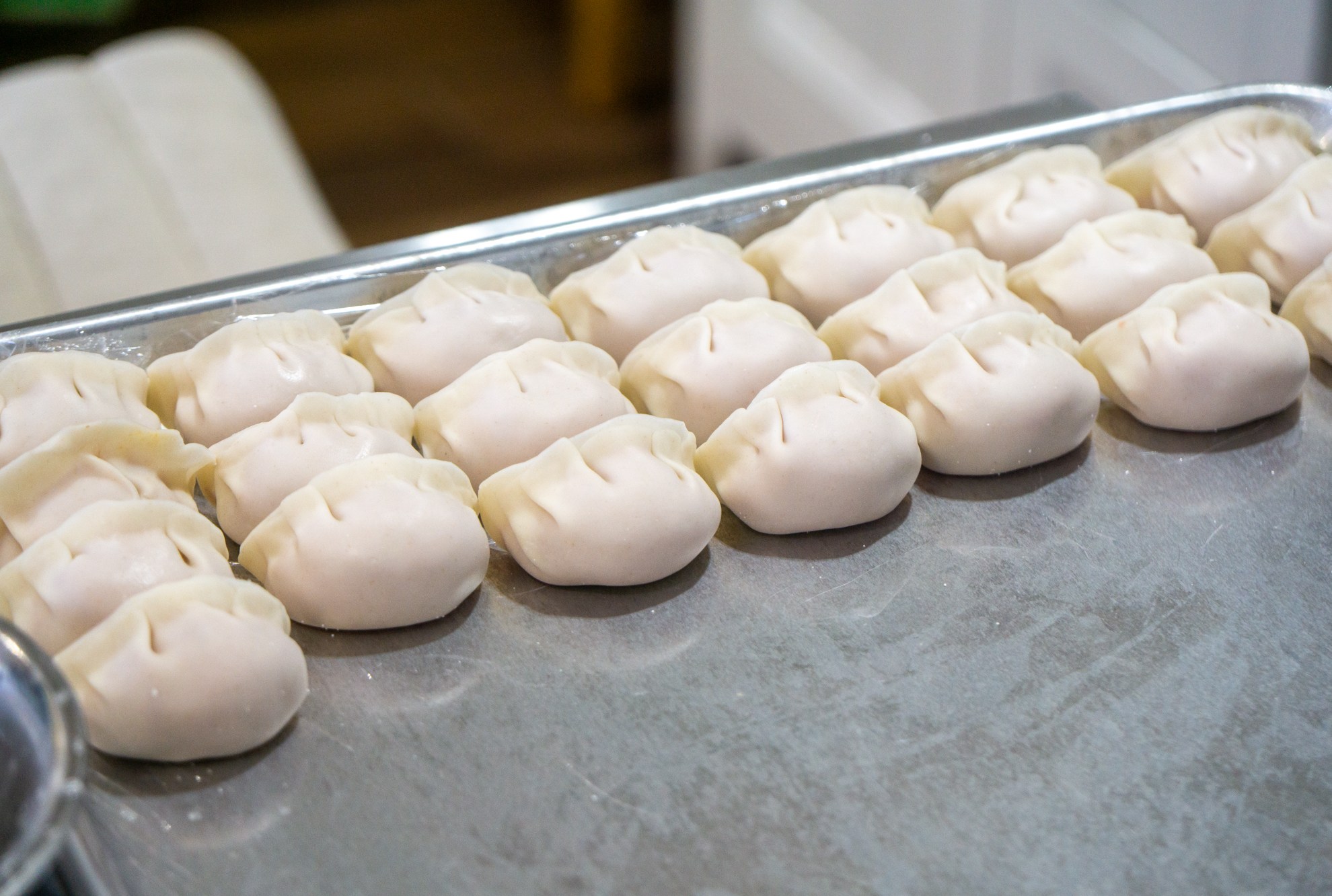 Folded dumplings at China Max Dumplings House