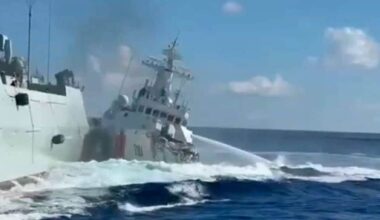Chinese ships collide while chasing Philippine vessel