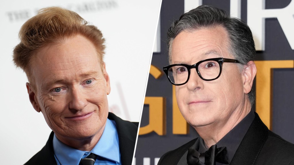 Conan O'Brien Praises Stephen Colbert Amid Late-Night's Demise