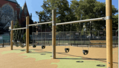 Hoboken opens new toddler playground at local park. More upgrades planned.