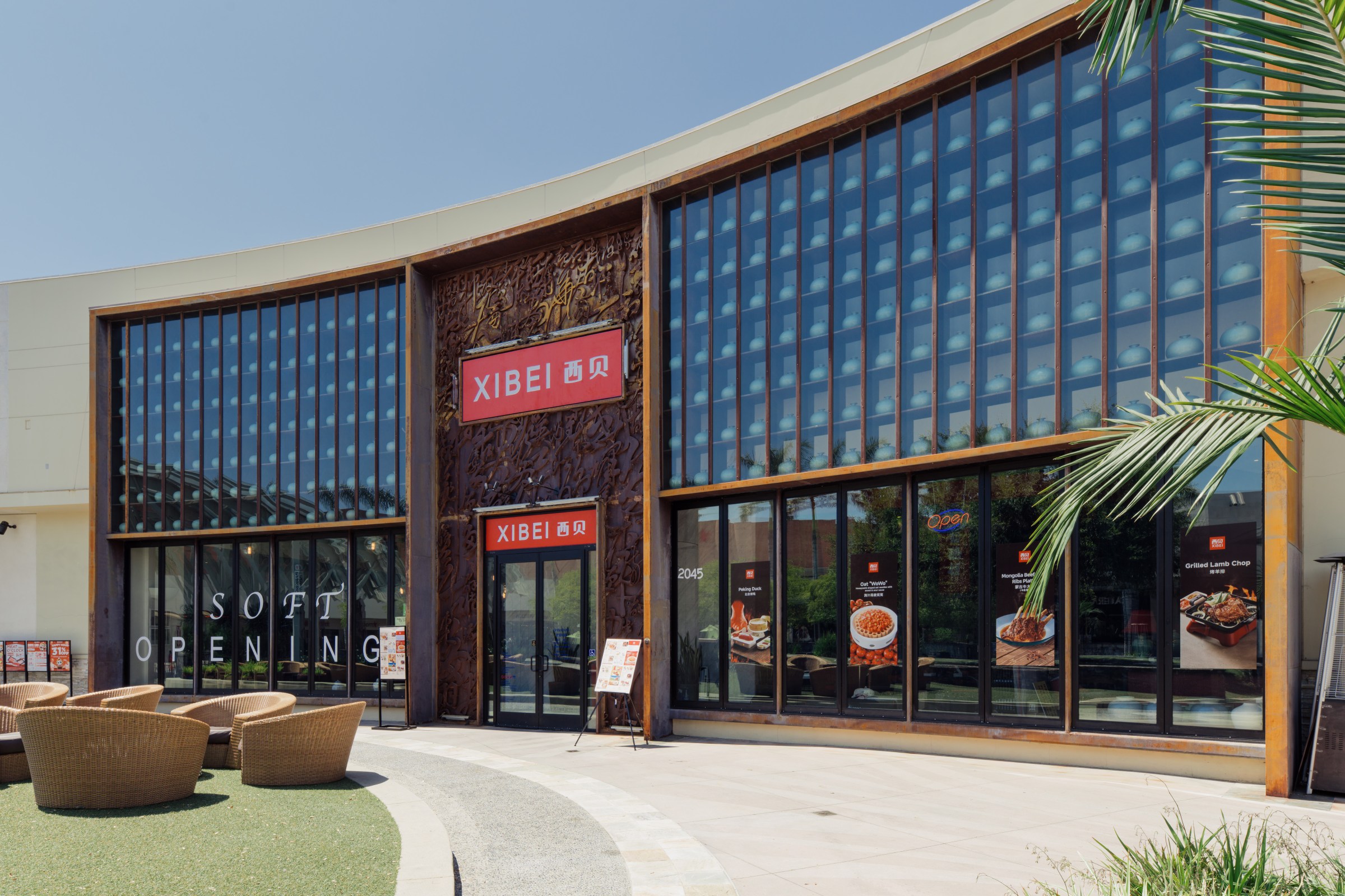 The exterior of Xibei at the Shops at Santa Anita in Arcadia.