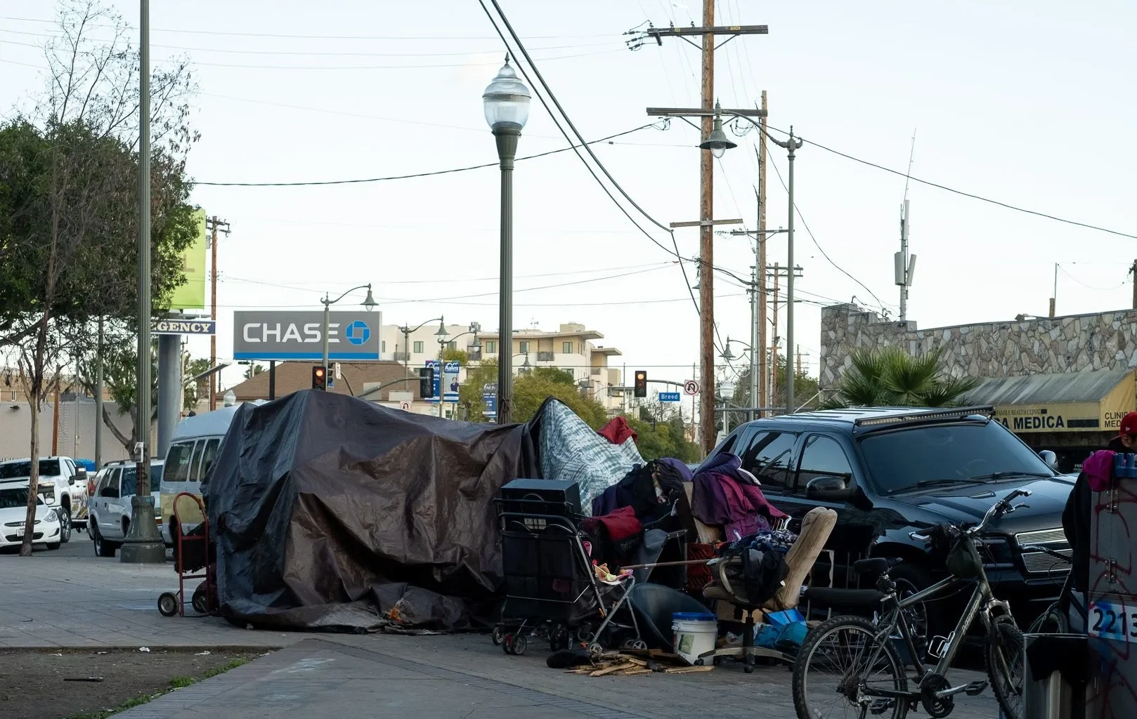 Homelessness is down in L.A., but not for children and families