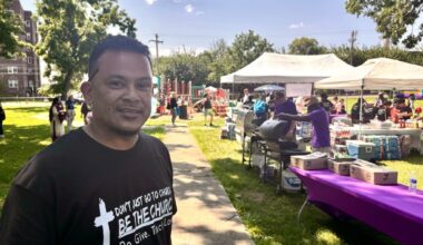 Bread of Life church distributes 800 backpacks at Community Day event