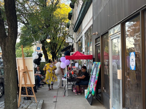 Merchants along Lansdowne Avenue were also ready for visitors coming to town for the theater's opening. (KATHLEEN E. CAREY - DAILY TIMES)