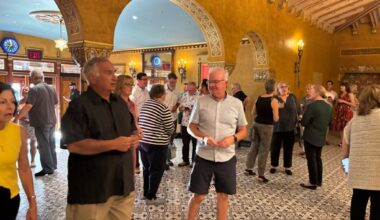Patrons share fond memories of Lansdowne Theater as it comes back to life