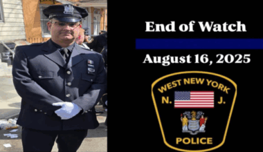 West New York PD mourns the loss of 25-year veteran Officer David Martinez