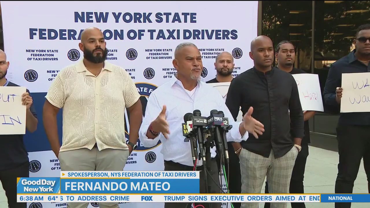 NYC taxi drivers protest Waymo