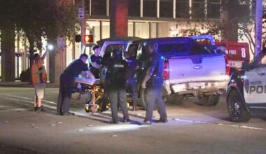 Man shot at bar in East Houston, discovered during crash investigation in downtown Houston