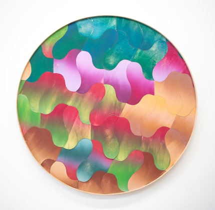 Zeke Williams' "Chef's Hat Circle" is featured in the exhibition at Erin Cluley Gallery.