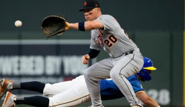 Luke Keaschall error turns costly as Tigers jump Twins early in 7-0 victory