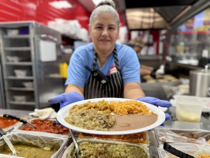 We love this photo of Albina Garcia at Doña Maria Mexican Restaurant in Richardson. 
