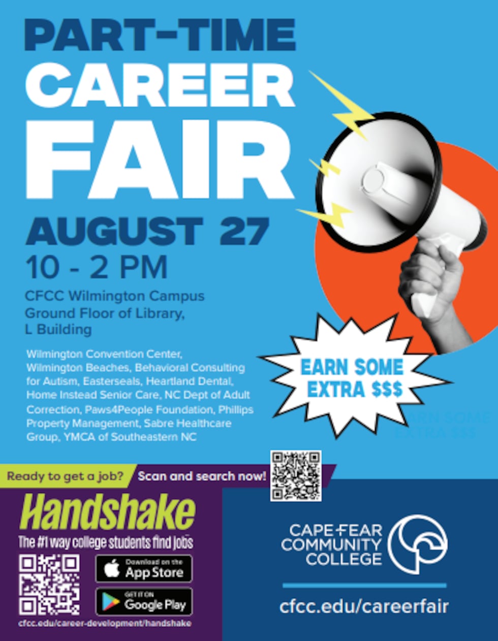 CFCC Host Part-Time Career Fair