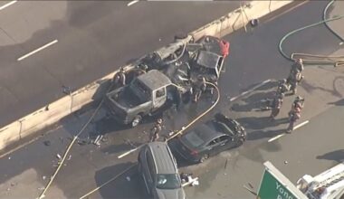 Man charged after fiery crash on Gardiner Expressway claims life of one man