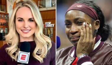 ESPN reporter accidentally called Coco Gauff 'Simone' in awkward on-air slip-up at US Open