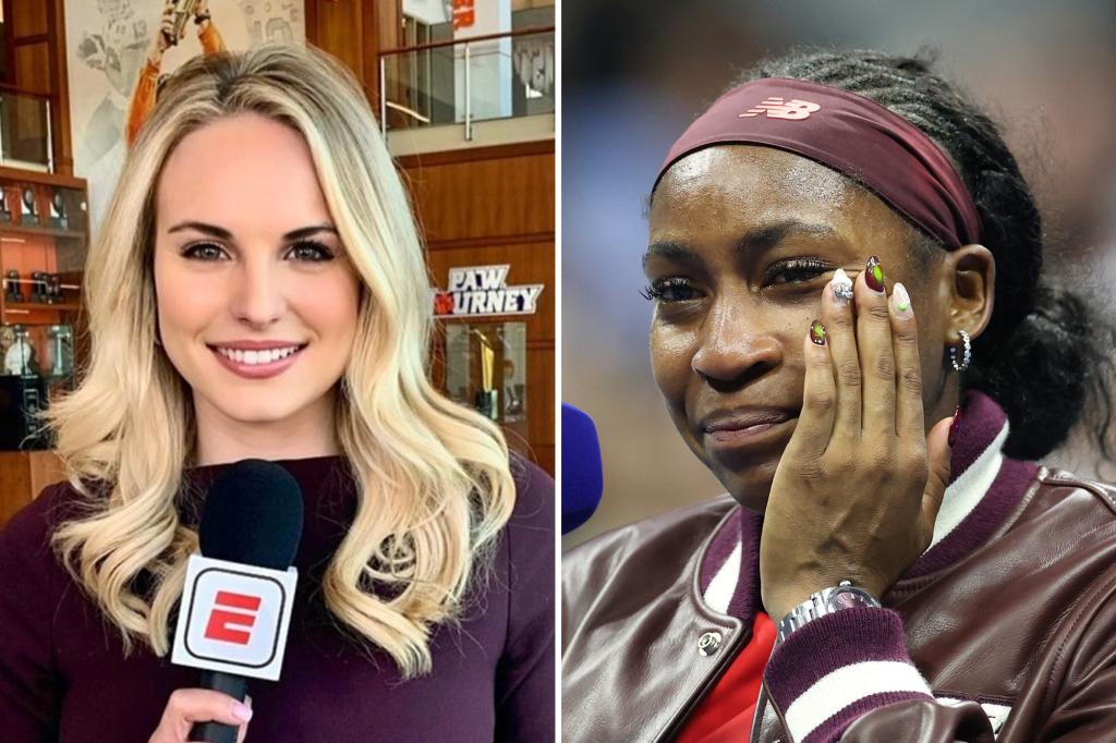 ESPN reporter accidentally called Coco Gauff 'Simone' in awkward on-air slip-up at US Open