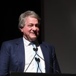 NEW YORK, NY - NOVEMBER 19: Leon Black speaks onstage at The Museum Of Modern Art Film Benefit Presented By CHANEL: A Tribute To Martin Scorsese on November 19, 2018 in New York City.  (Photo by Dimitrios Kambouris/Getty Images for Museum of Modern Art)