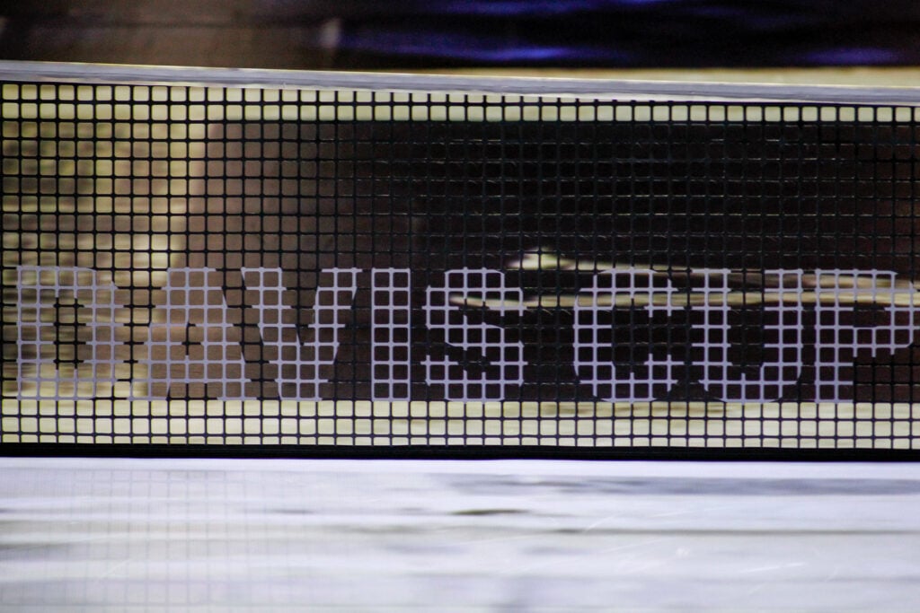 A view of the net at the 2019 Davis Cup Finals