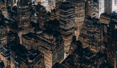 Manhattan at night