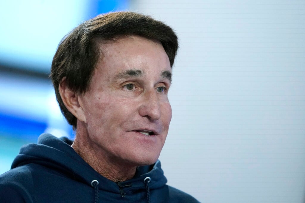 Serena Williams' former coach Rick Macci seen during an interview in 2022