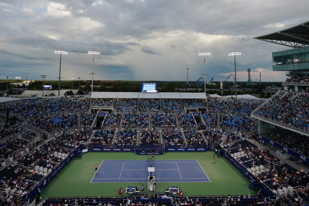 A view of the Cincinnati Open courts in 2024.