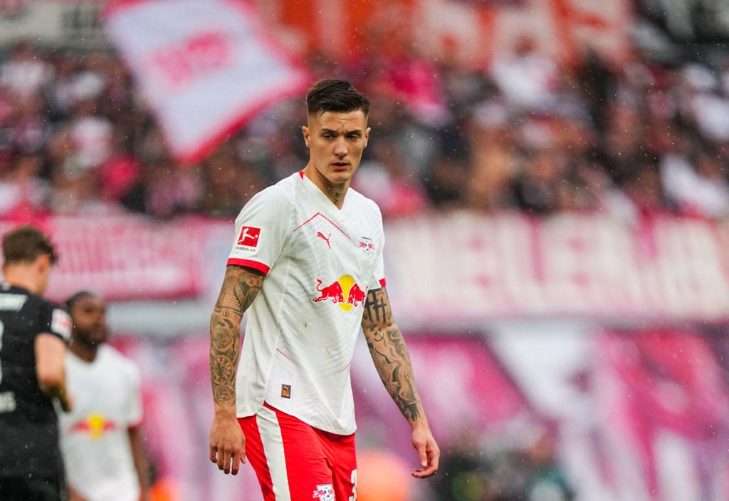 RB Leipzig striker Benjamin Sesko