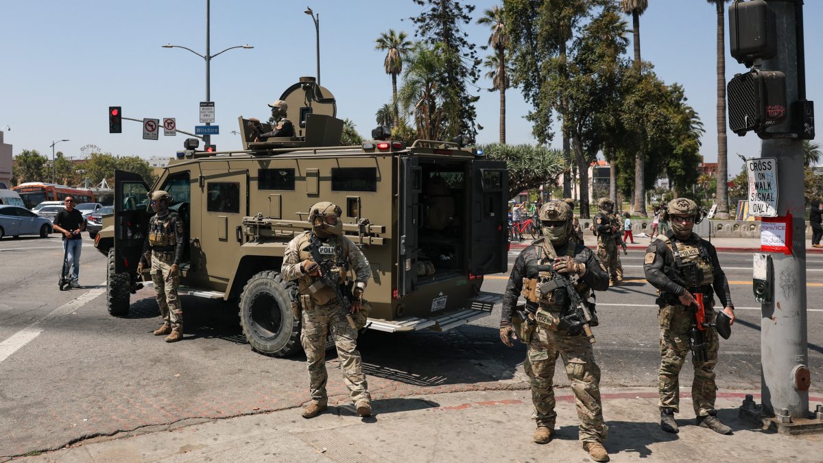 National Guard rehearsed show of force against ICE raid protesters – NBC4 Washington