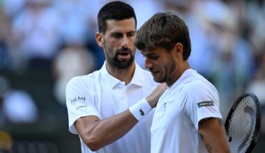 Flavio Cobolli recalls the match he once played against Novak Djokovic which was a 'disaster'