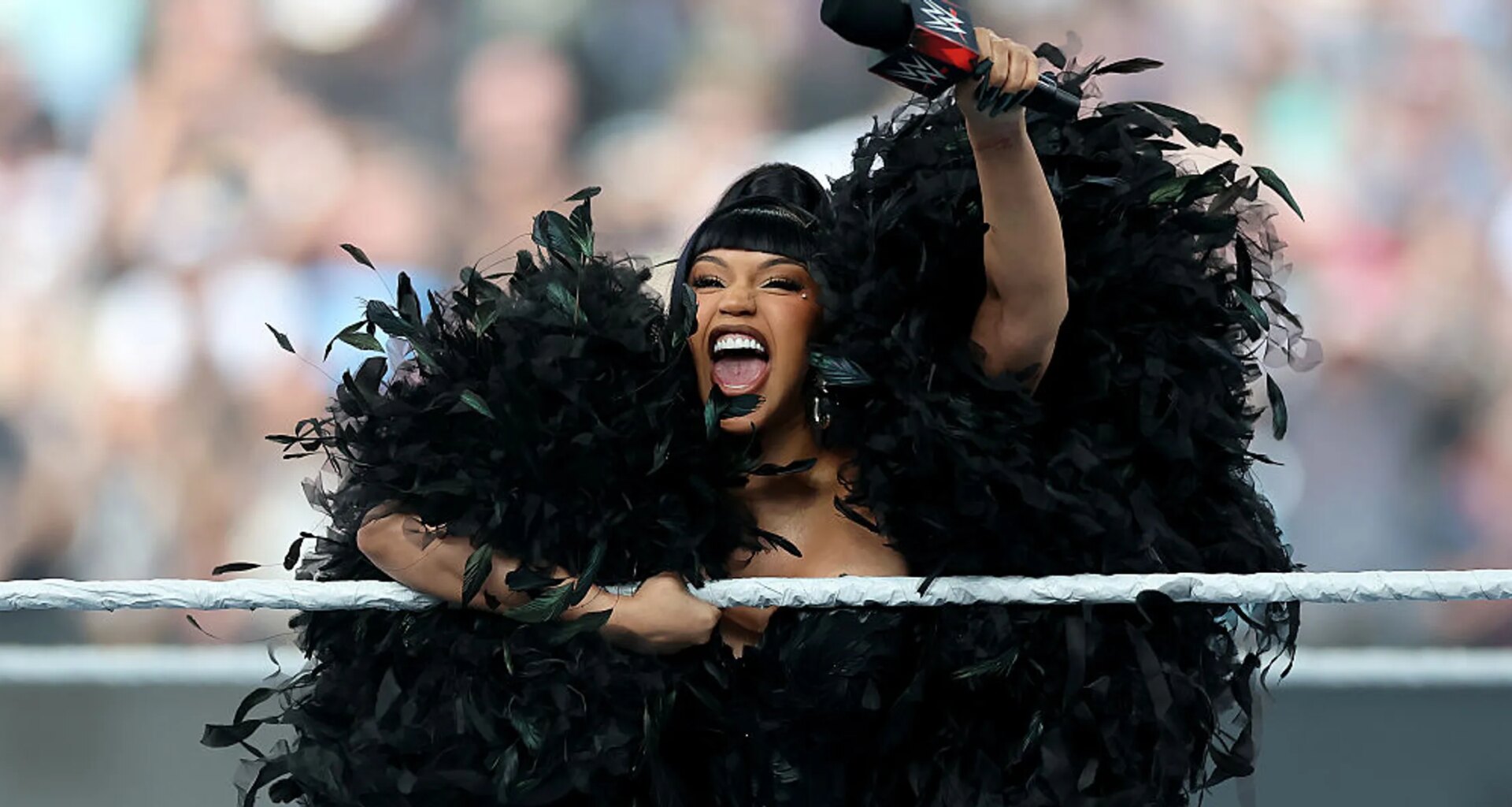 Cardi B’s Microphone Thrown At A Fan Returns To eBay